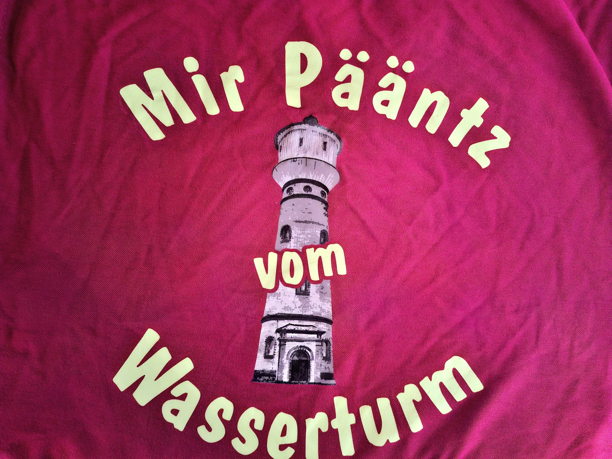 Mir Pääntz vom Wasserturm - Karnevalsverein - T-Shirt mit Firmenlogo